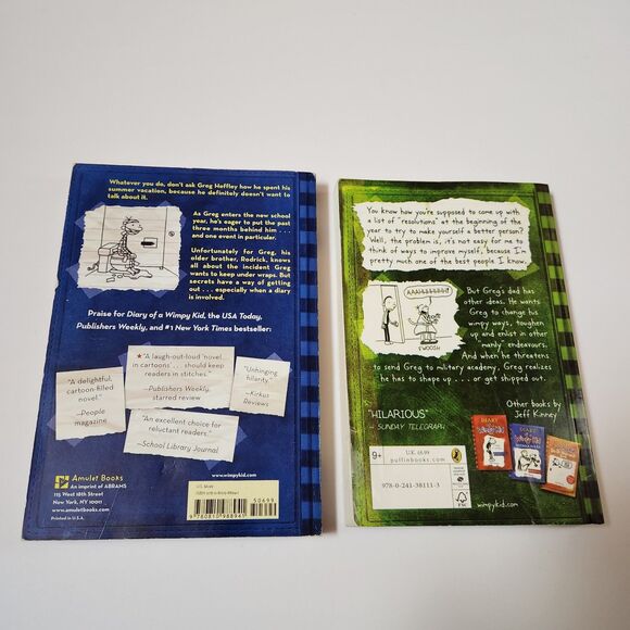 Diary of a Wimpy Kid Book Lot (5 Titles) | Dog Days, Rodrick Rules & More - Picture 3 of 12
